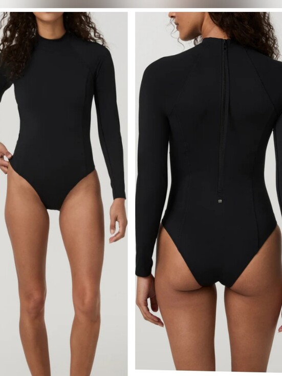Vuori Other - Vuori Long-Sleeve Crush Paddle Suit One Piece Swimsuit Bikini NWT HTF Athletic